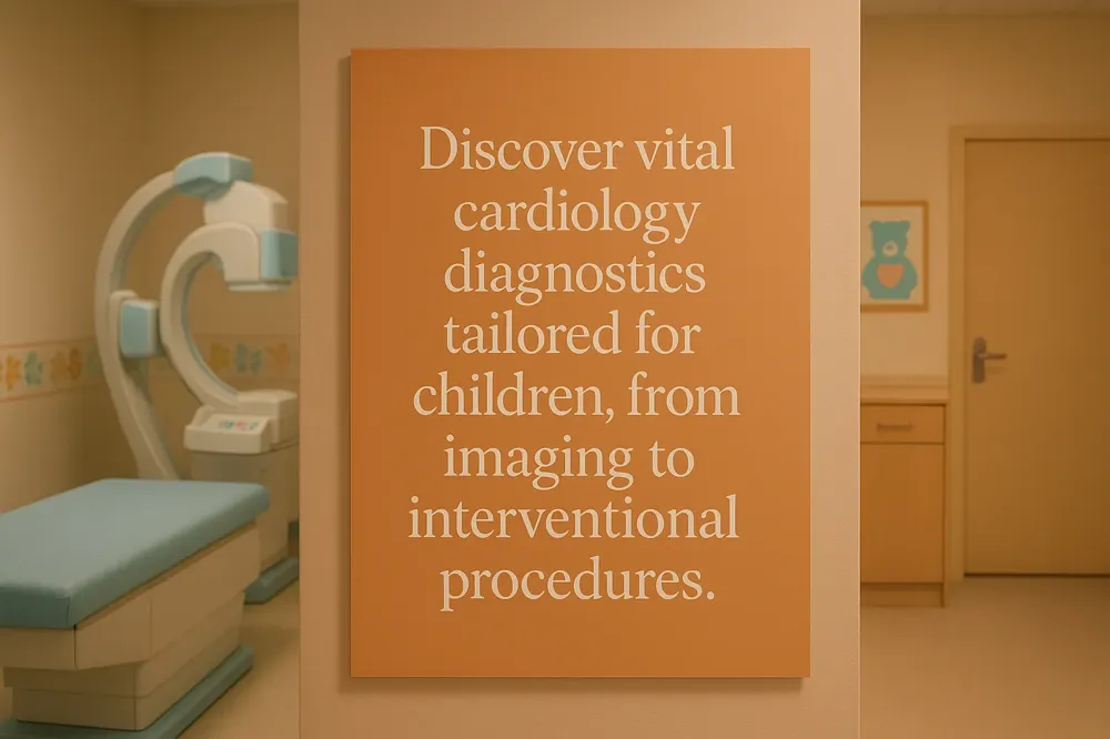 Discover vital cardiology diagnostics tailored for children, from imaging to interventional procedures.