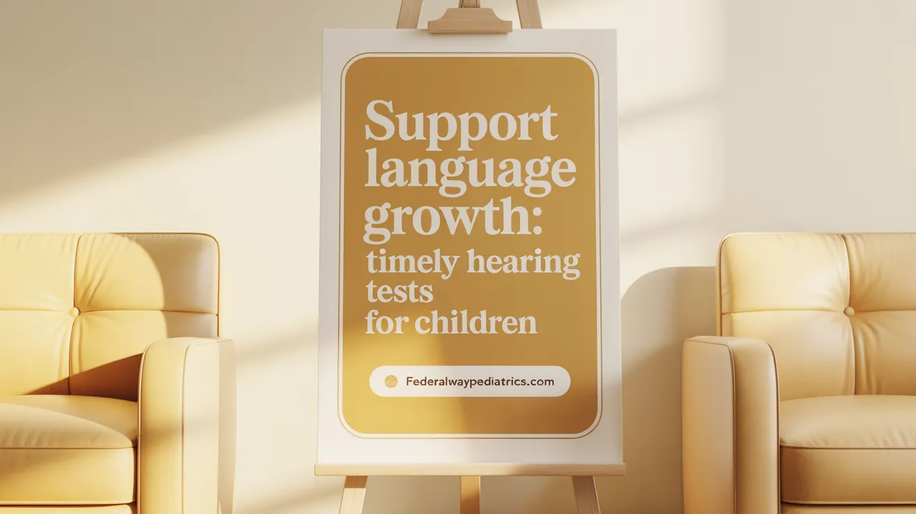 Support Language Growth: Timely Hearing Tests for Children