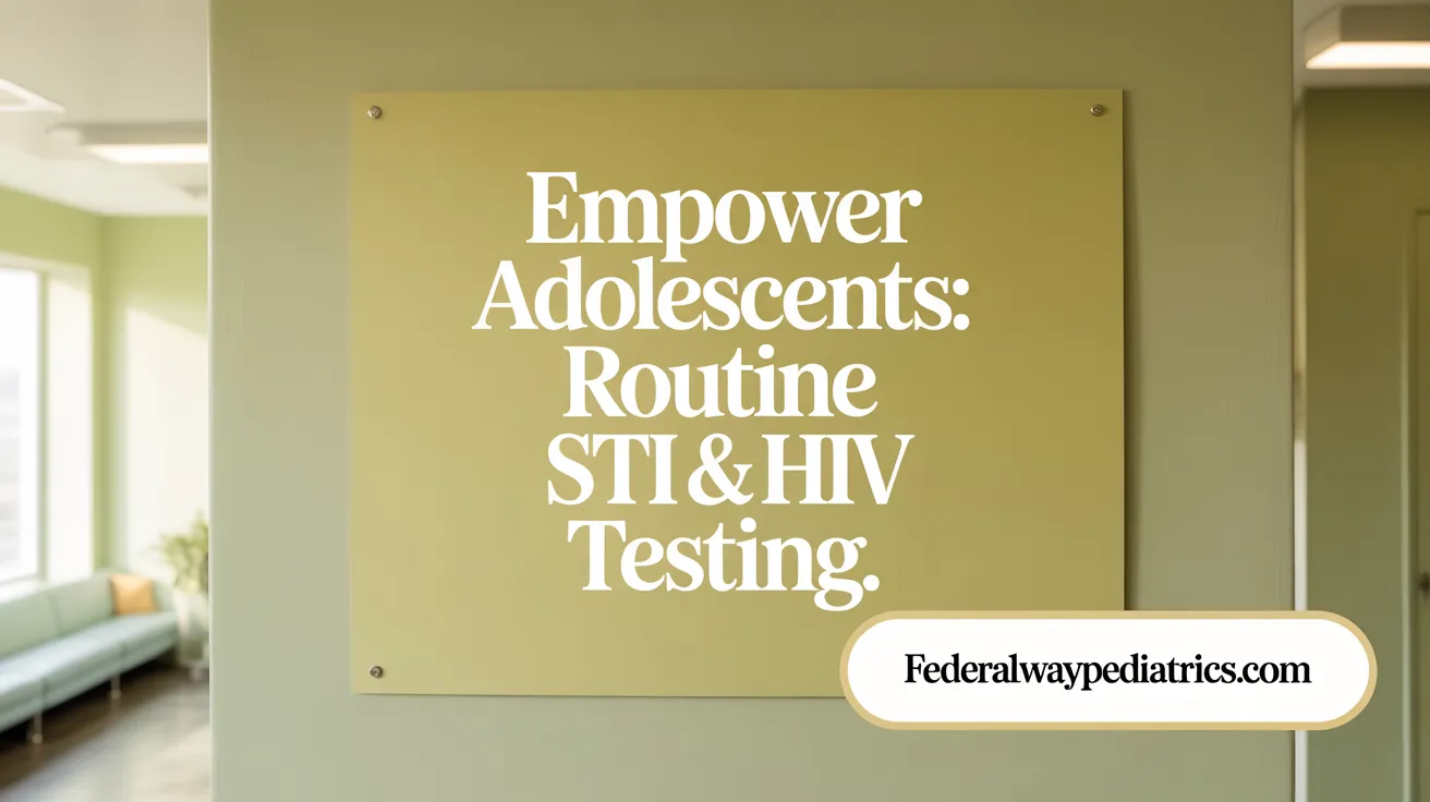 Empower Adolescents: Routine STI & HIV Testing