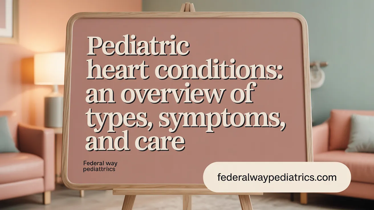 Pediatric Heart Conditions: An Overview of Types, Symptoms, and Care