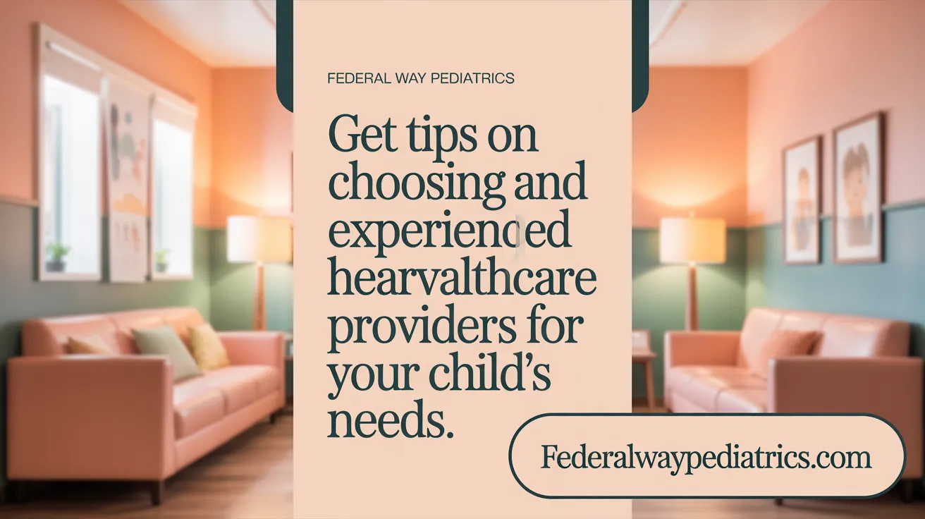 Get tips on choosing experienced and certified healthcare providers for your child's needs.