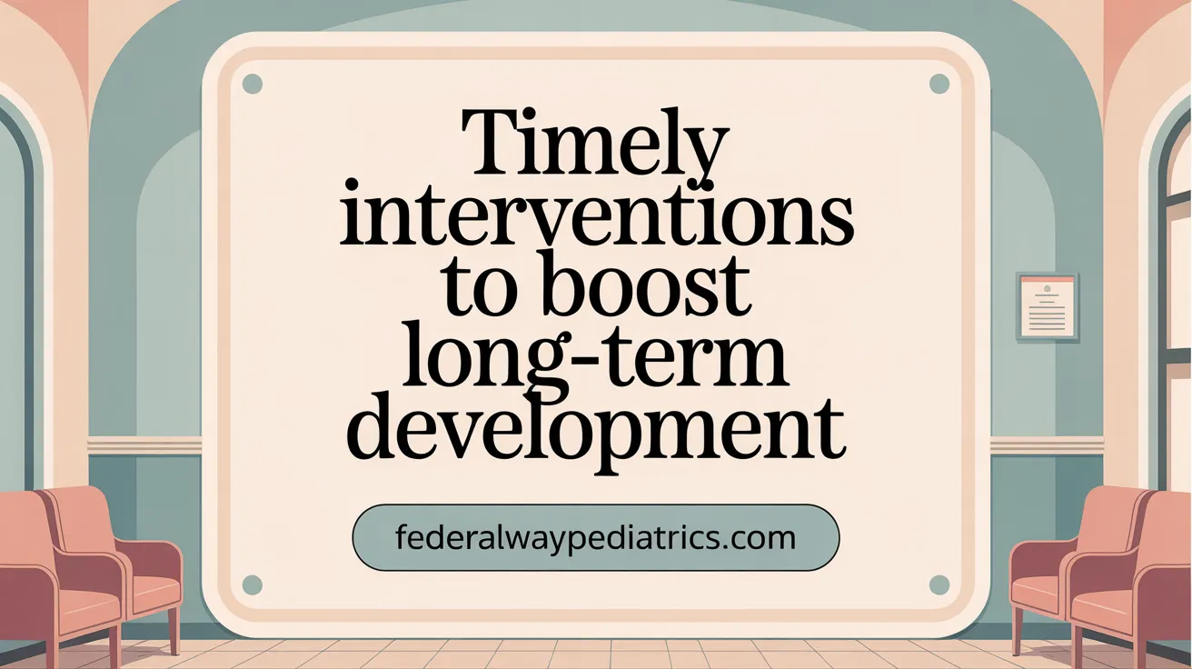 Timely Interventions to Boost Long-Term Development