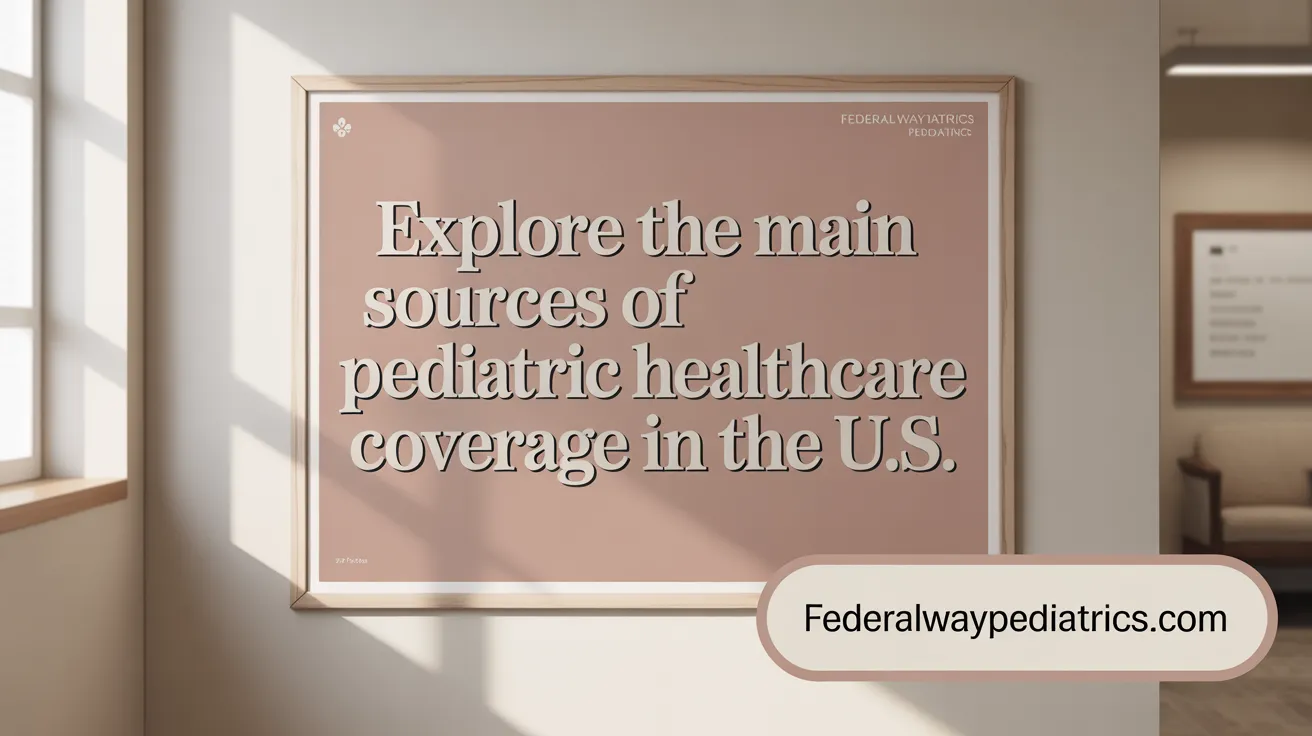 Explore the Main Sources of Pediatric Healthcare Coverage in the U.S.
