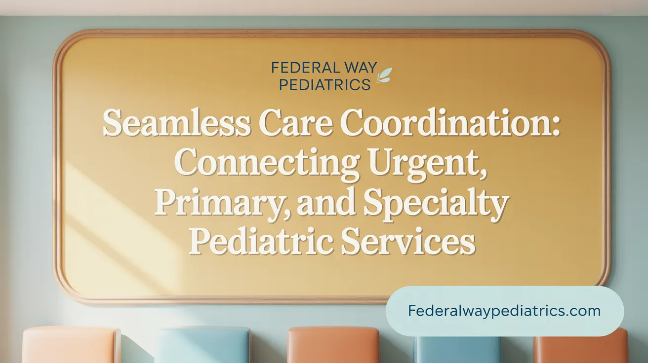 Seamless Care Coordination: Connecting Urgent, Primary, and Specialty Pediatric Services