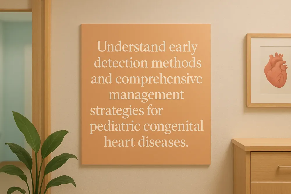Understand early detection methods and comprehensive management strategies for pediatric congenital heart diseases.