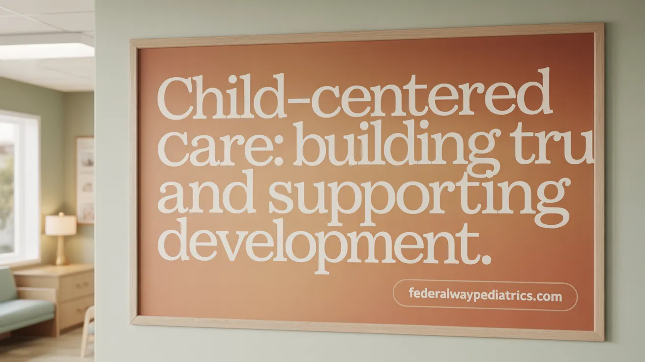 Child-Centered Care: Building Trust and Supporting Development