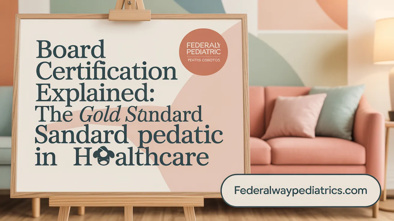 Board Certification Explained: The Gold Standard in Pediatric Healthcare