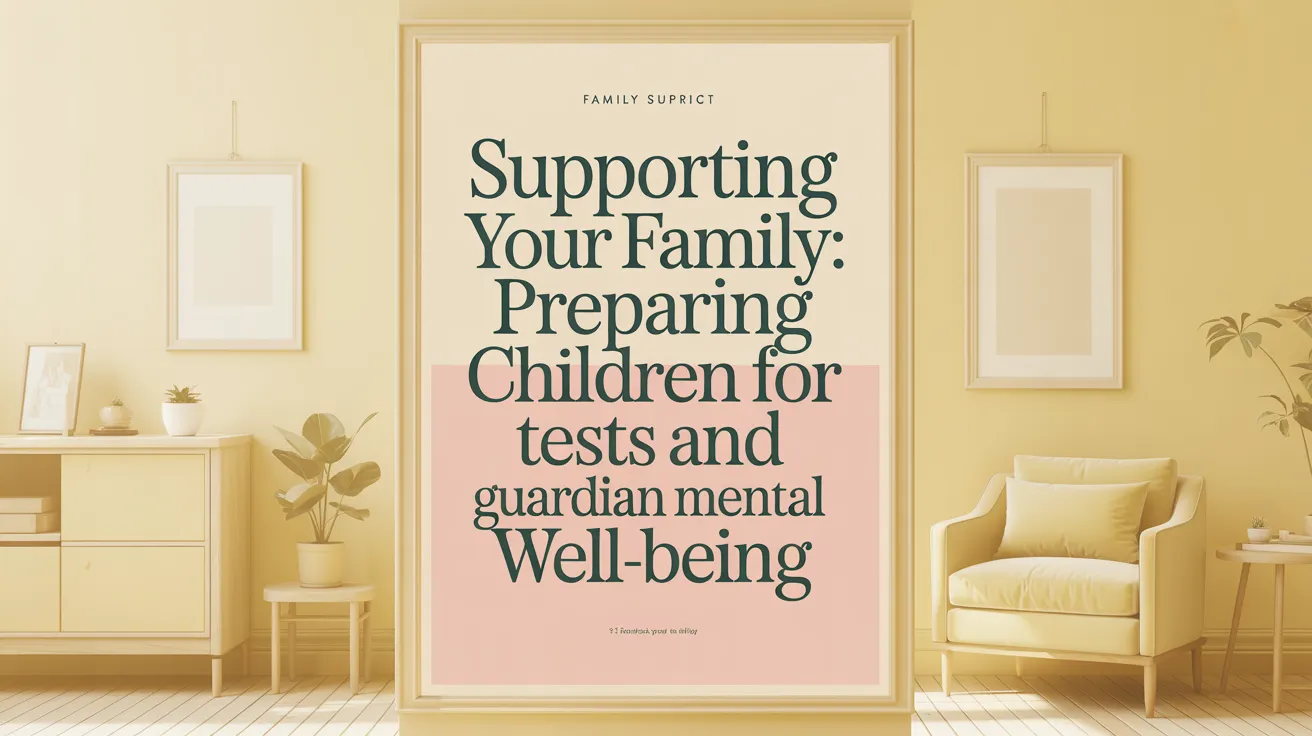 Supporting Your Family: Preparing Children for Tests and Guardian Mental Well-being