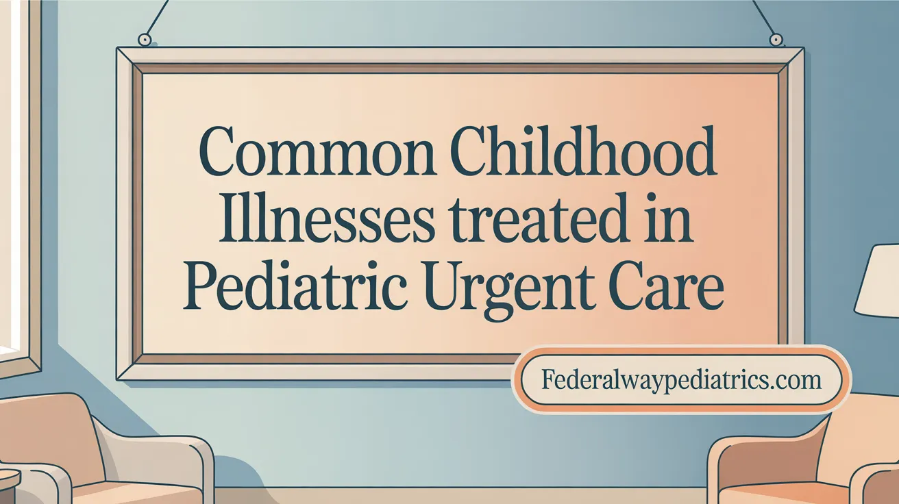 Common Childhood Illnesses Treated in Pediatric Urgent Care