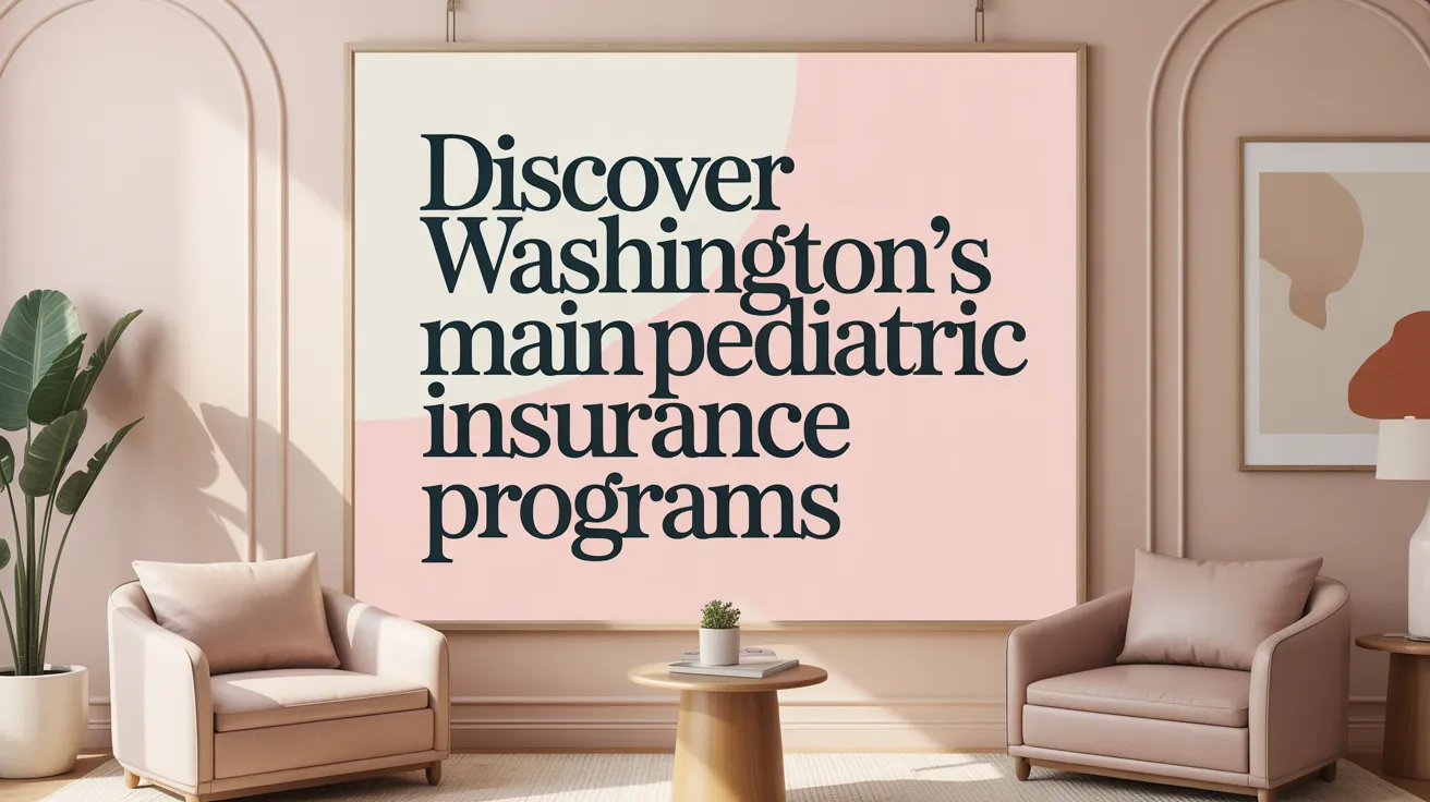 Discover Washington's Main Pediatric Insurance Programs