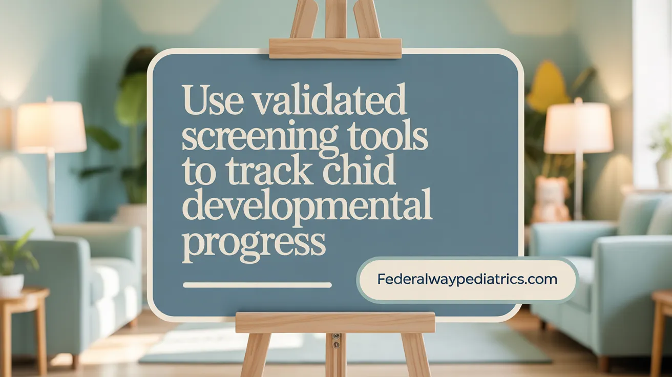 Use Validated Screening Tools to Track Developmental Progress