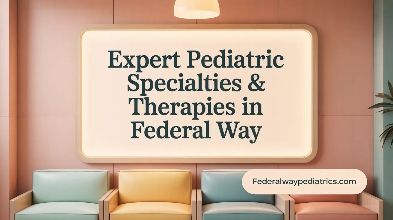 Expert Pediatric Specialties & Therapies in Federal Way