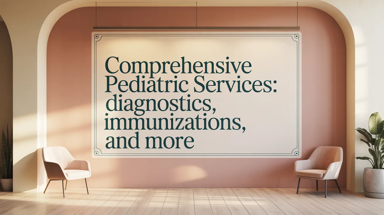 Comprehensive Pediatric Services: Diagnostics, Immunizations, and More
