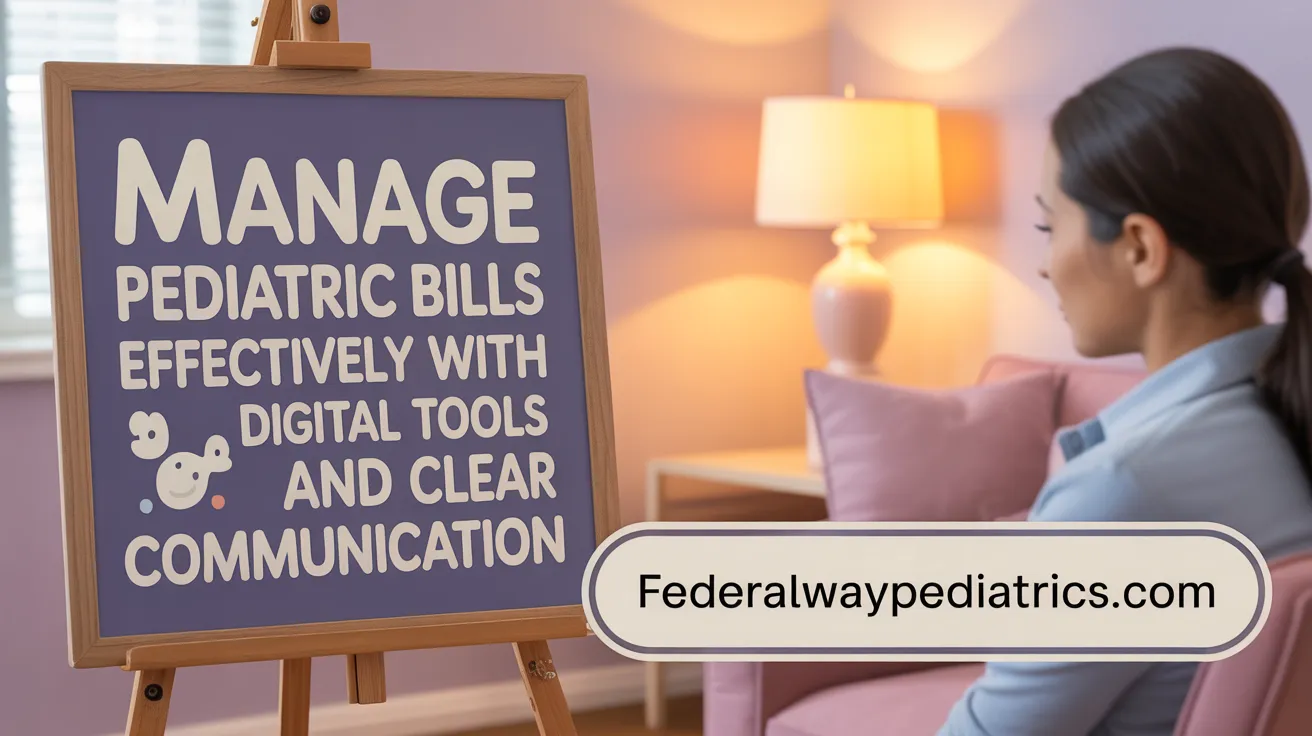Manage Pediatric Bills Effectively with Digital Tools and Clear Communication
