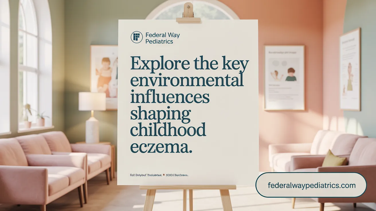 Explore the key environmental influences shaping childhood eczema.
