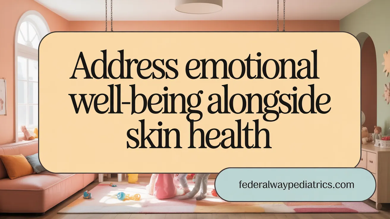 Address emotional well-being alongside acne treatment