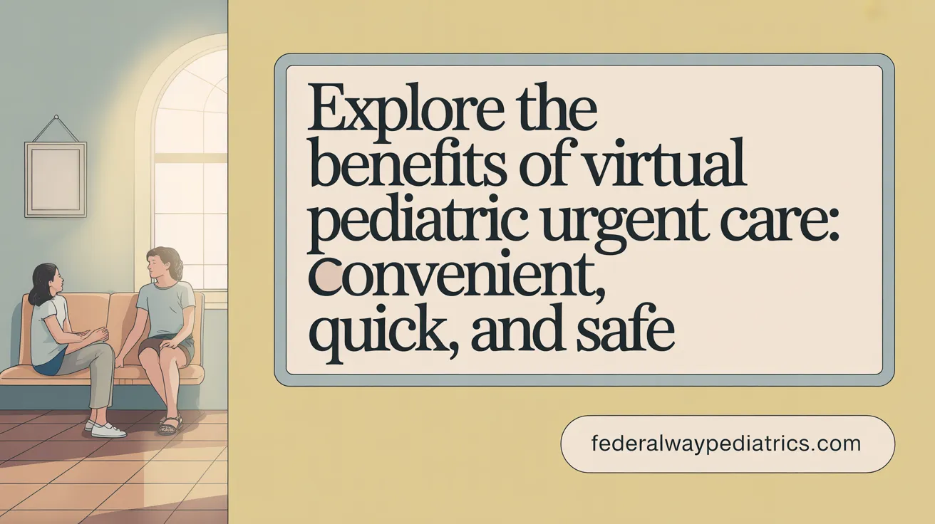 Explore the Benefits of Virtual Pediatric Urgent Care: Convenient, Quick, and Safe