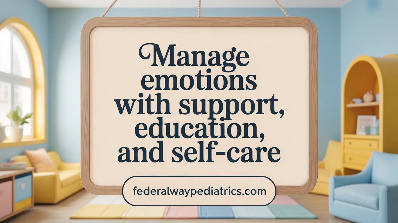 Manage Emotions with Support, Education, and Self-Care