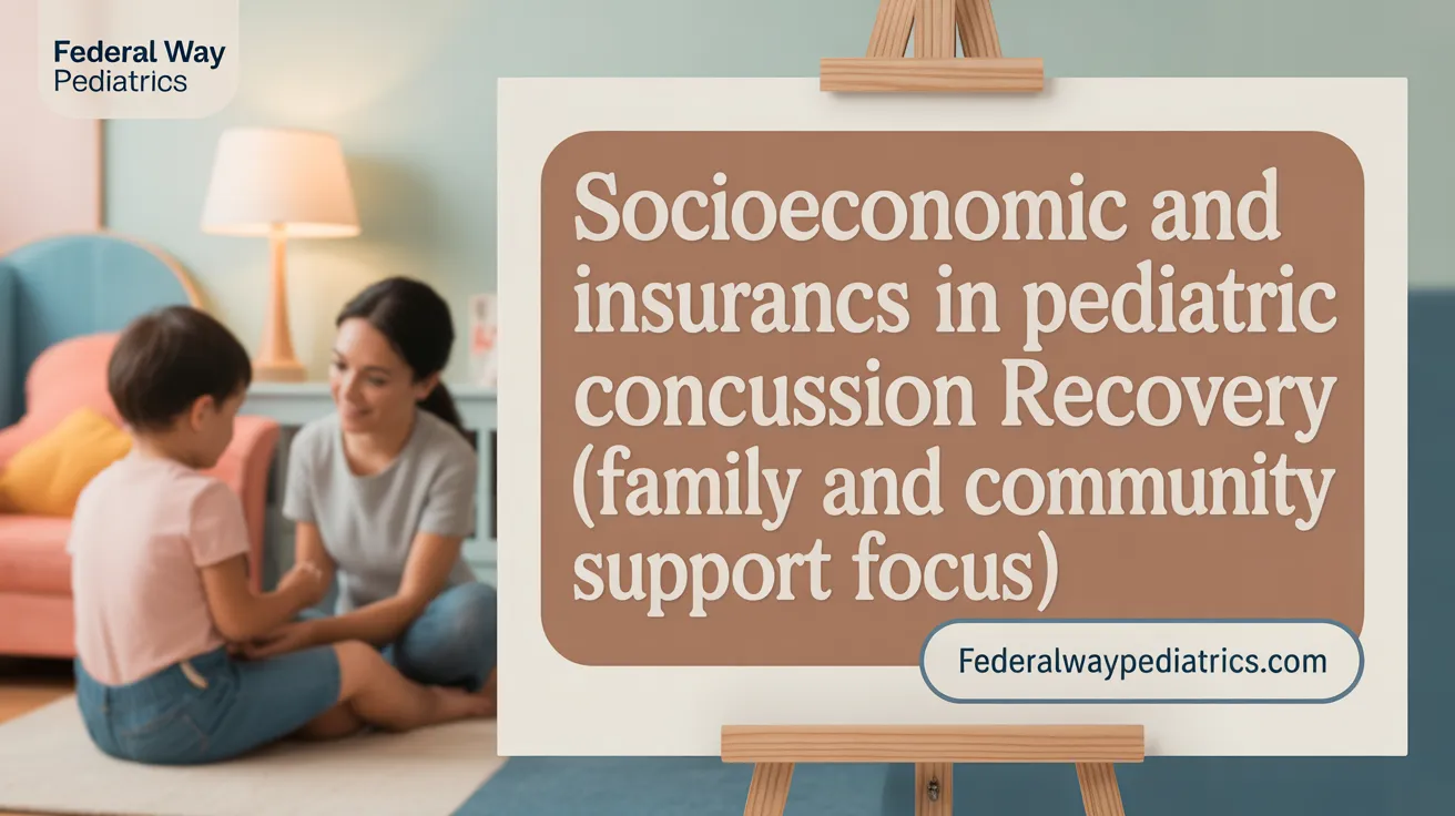 Socioeconomic and Insurance Factors in Pediatric Concussion Recovery