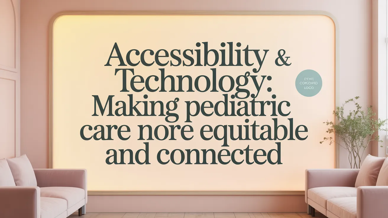 Accessibility & Technology: Making Pediatric Care More Equitable and Connected