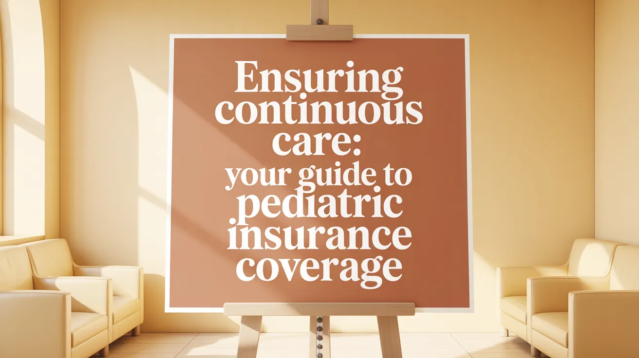 Ensuring Continuous Care: Your Guide to Pediatric Insurance Coverage