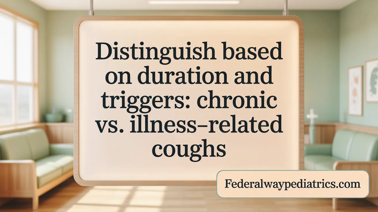 Distinguish Based on Duration and Triggers: Chronic vs. Illness-Related Coughs