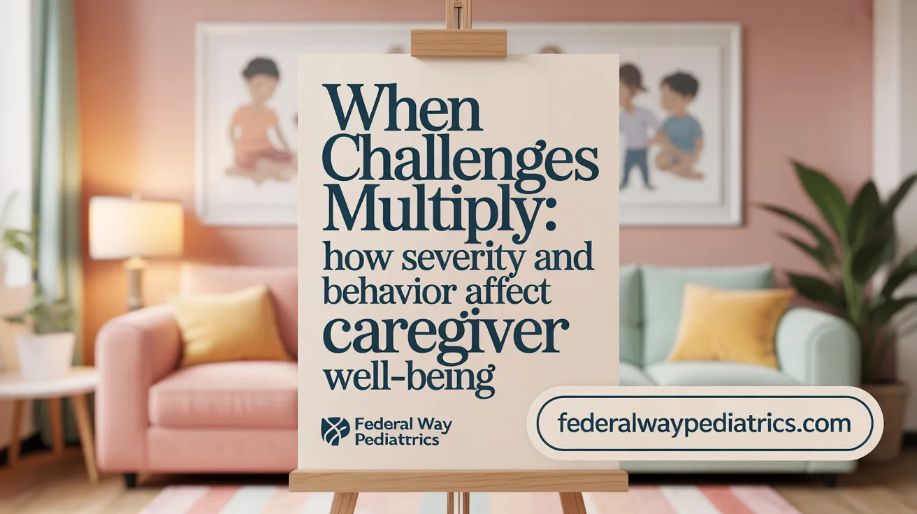When Challenges Multiply: How Severity and Behavior Affect Caregiver Well-Being