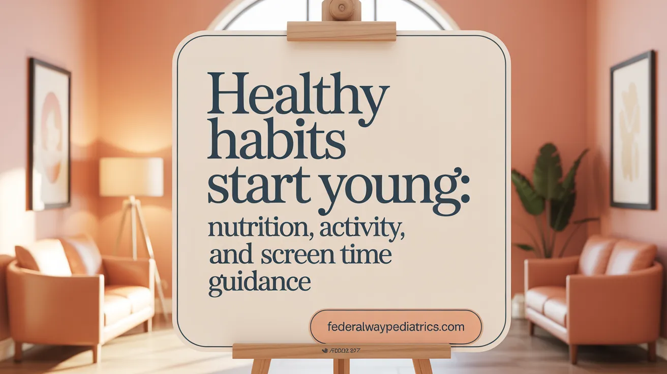 Healthy Habits Start Young: Nutrition, Activity, and Screen Time Guidance