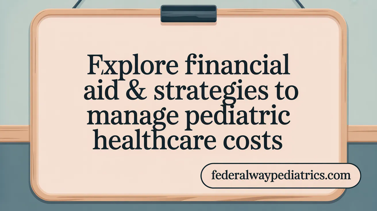 Explore Financial Aid & Strategies to Manage Pediatric Healthcare Costs