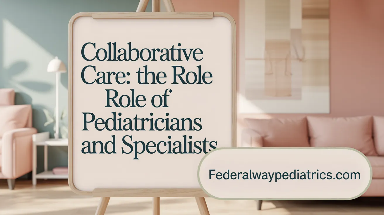 Collaborative Care: The Role of Pediatricians and Specialists