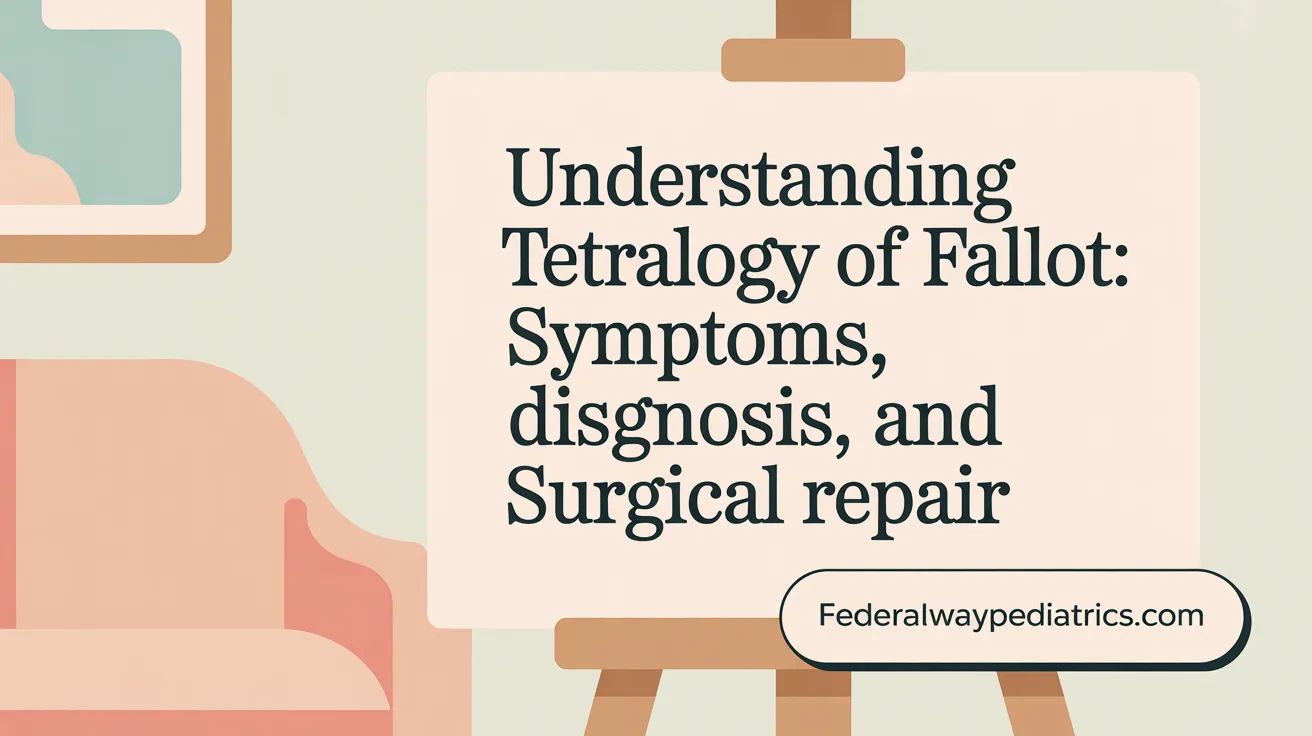 Understanding Tetralogy of Fallot: Symptoms, Diagnosis, and Surgical Repair