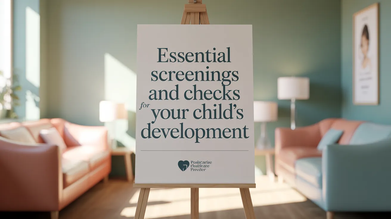Essential Screenings and Checks for Your Child's Development