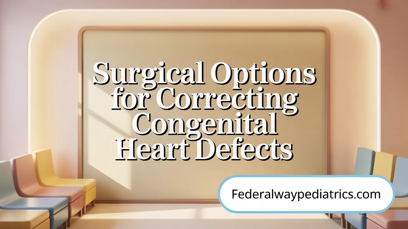 Surgical Options for Correcting Congenital Heart Defects