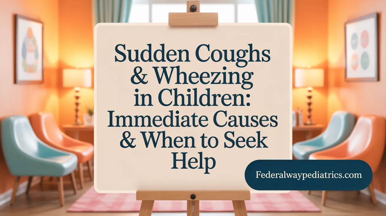 Sudden Coughs & Wheezing in Children: Immediate Causes & When to Seek Help