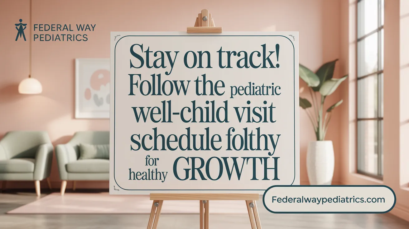 Stay On Track! Follow the Pediatric Well-Child Visit Schedule for Healthy Growth