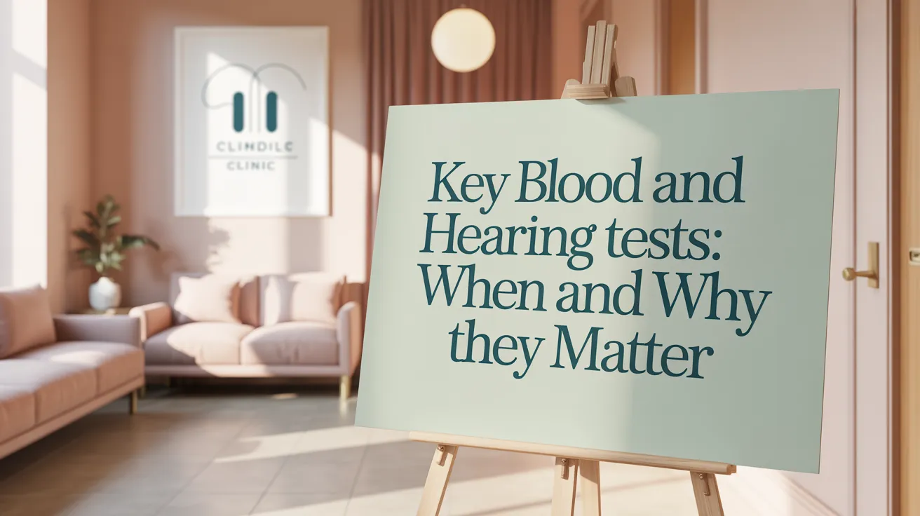 Key Blood and Hearing Tests: When and Why They Matter