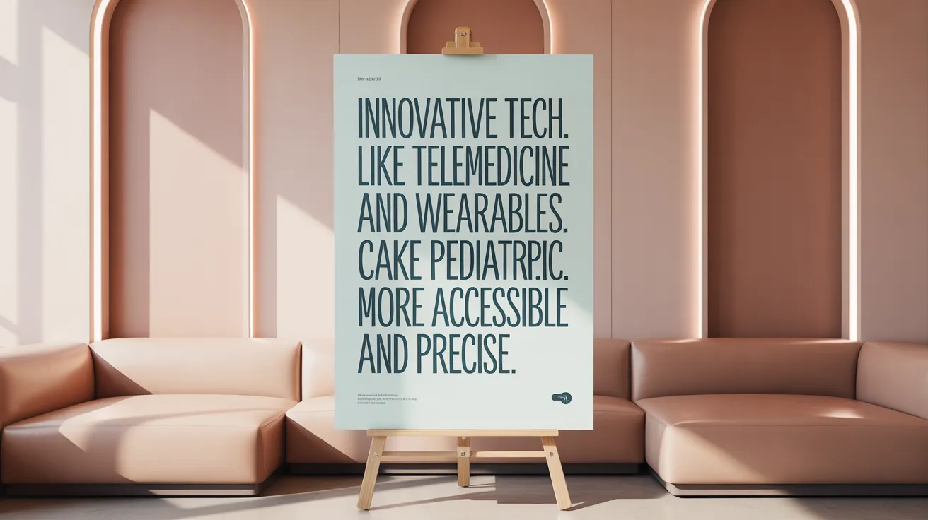 Innovative tech like telemedicine and wearables make pediatric care more accessible and precise.