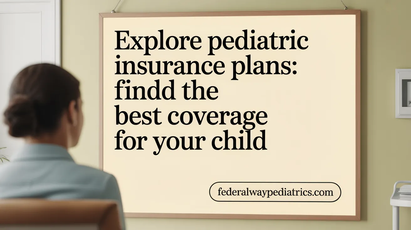 Explore Pediatric Insurance Plans: Find the Best Coverage for Your Child