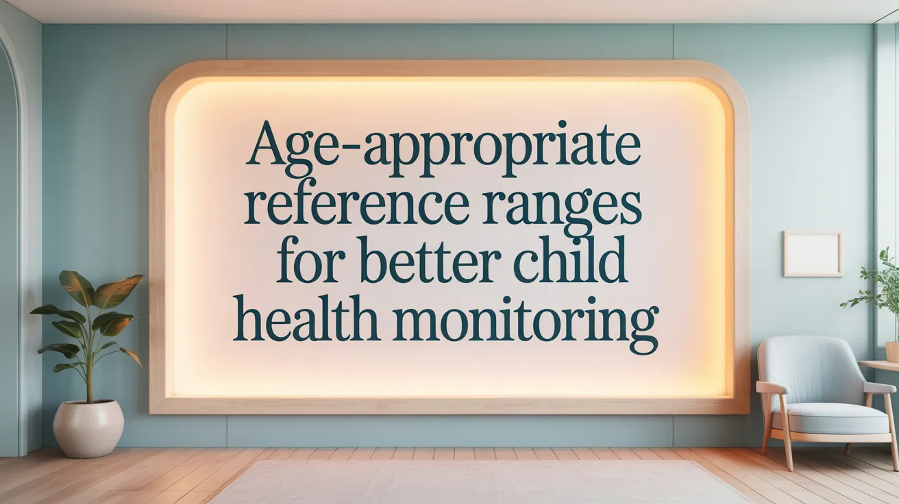 Age-Appropriate Reference Ranges for Better Child Health Monitoring