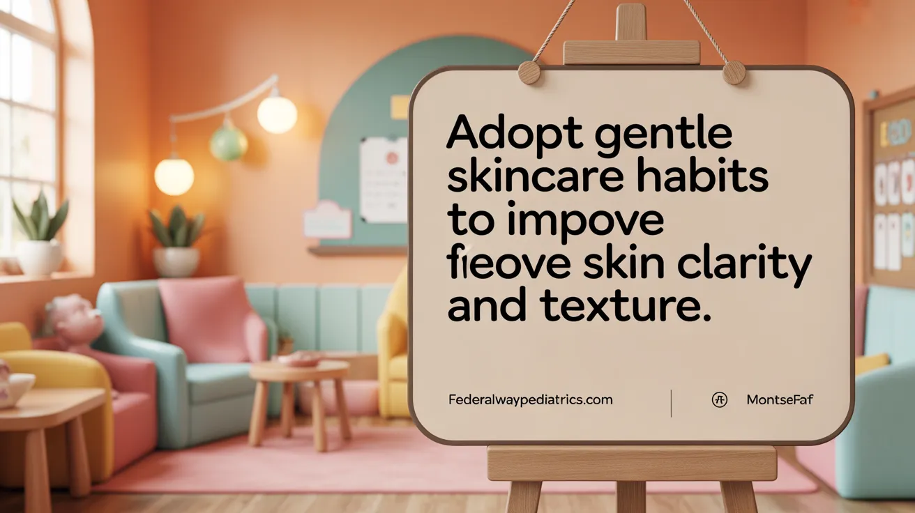 Adopt gentle skincare habits to reduce acne severity