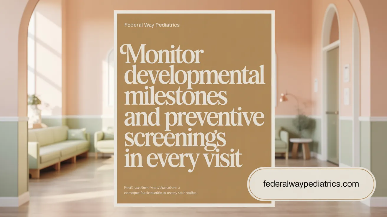 Monitor Developmental Milestones and Preventive Screenings in Every Visit