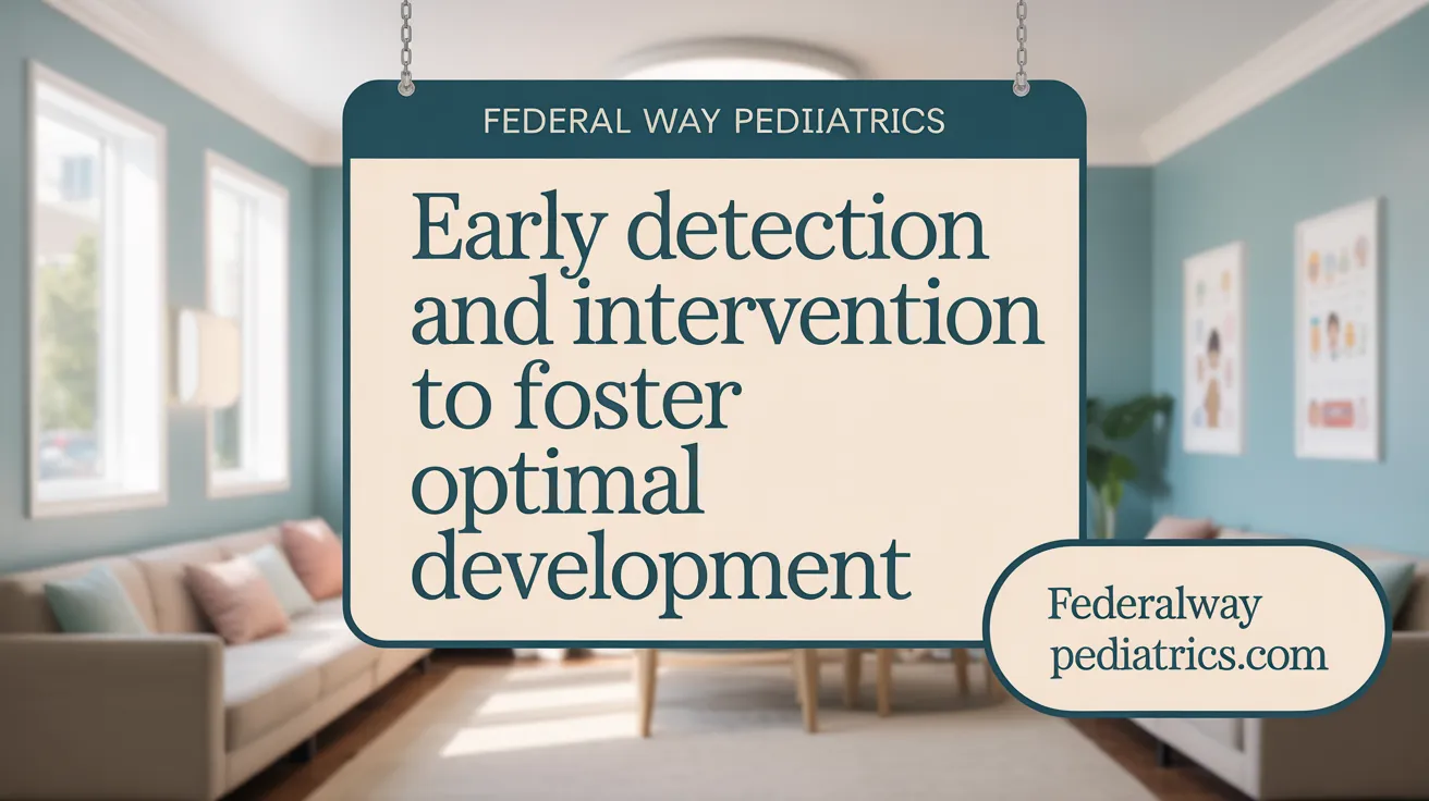 Early detection and intervention to foster optimal development