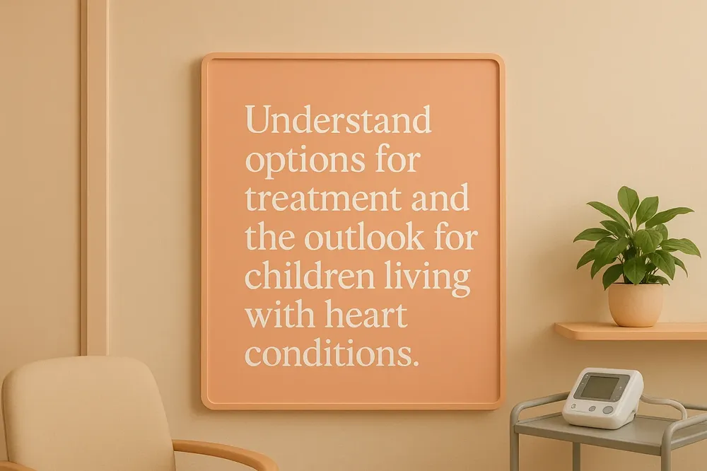 Understand options for treatment and the outlook for children living with heart conditions.