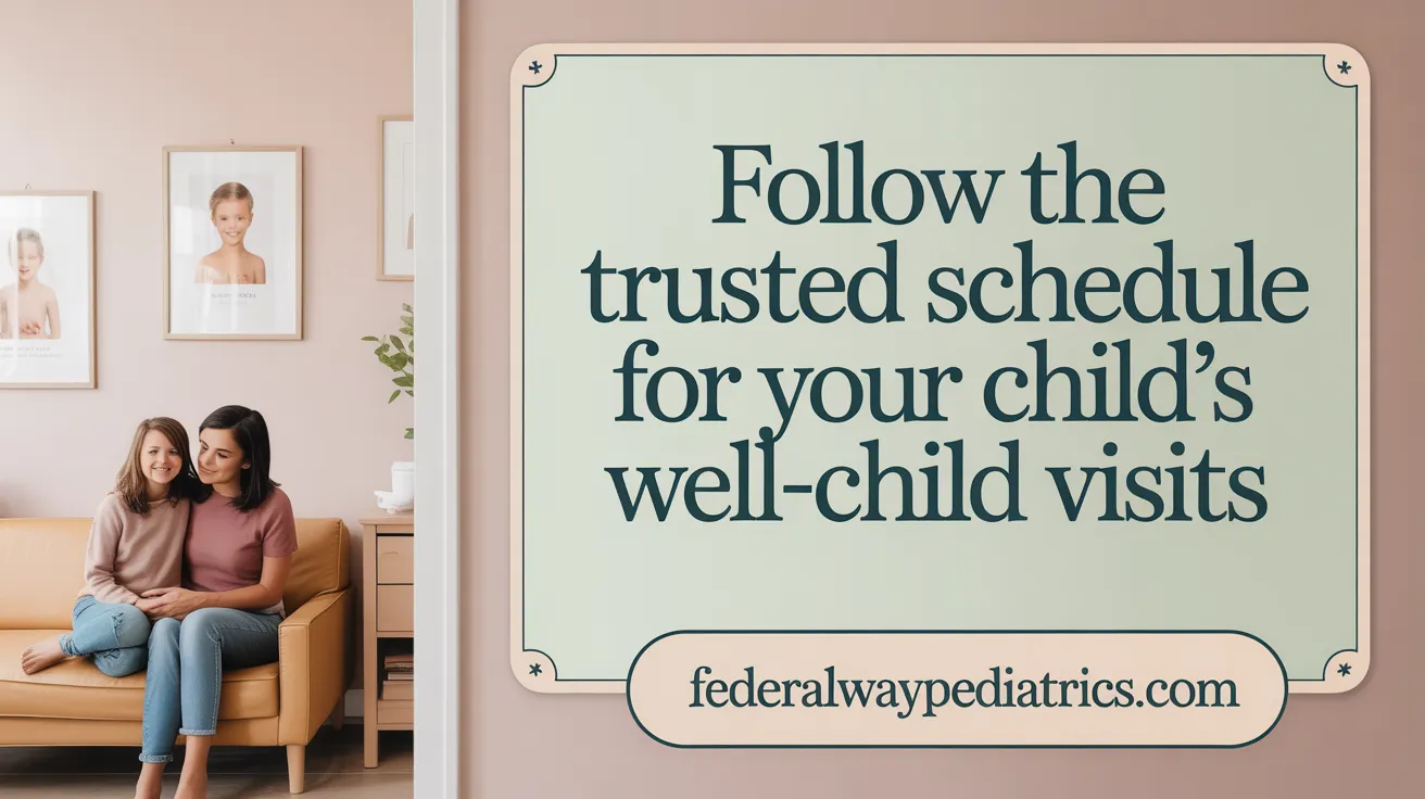 Follow the Trusted Schedule for Your Child’s Well-Child Visits