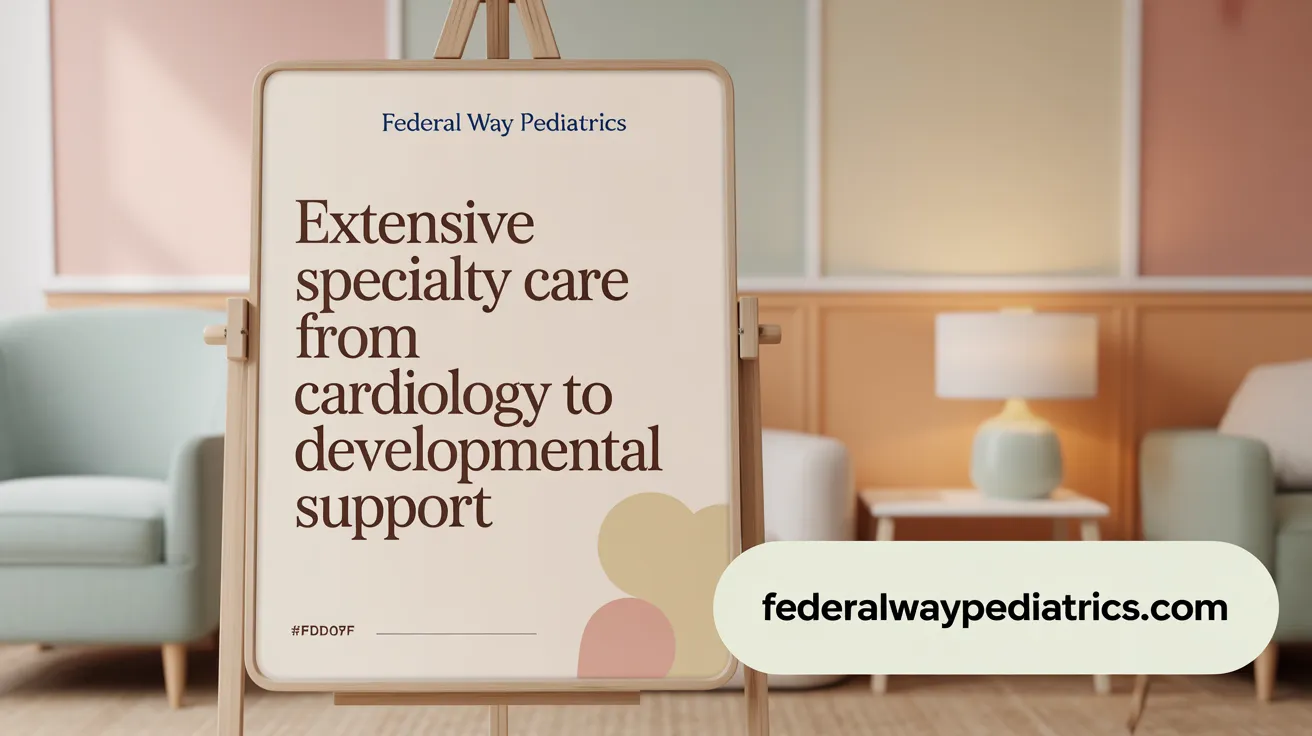 Extensive Specialty Care from Cardiology to Developmental Support