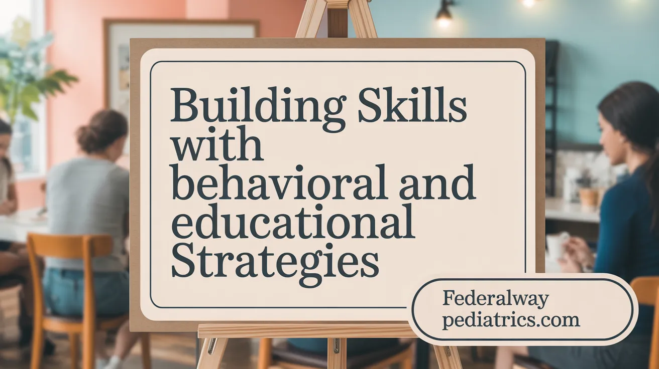 Building Skills with Behavioral and Educational Strategies