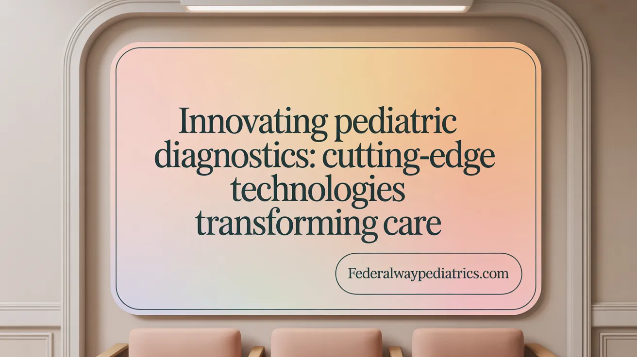 Innovating Pediatric Diagnostics: Cutting-Edge Technologies Transforming Care