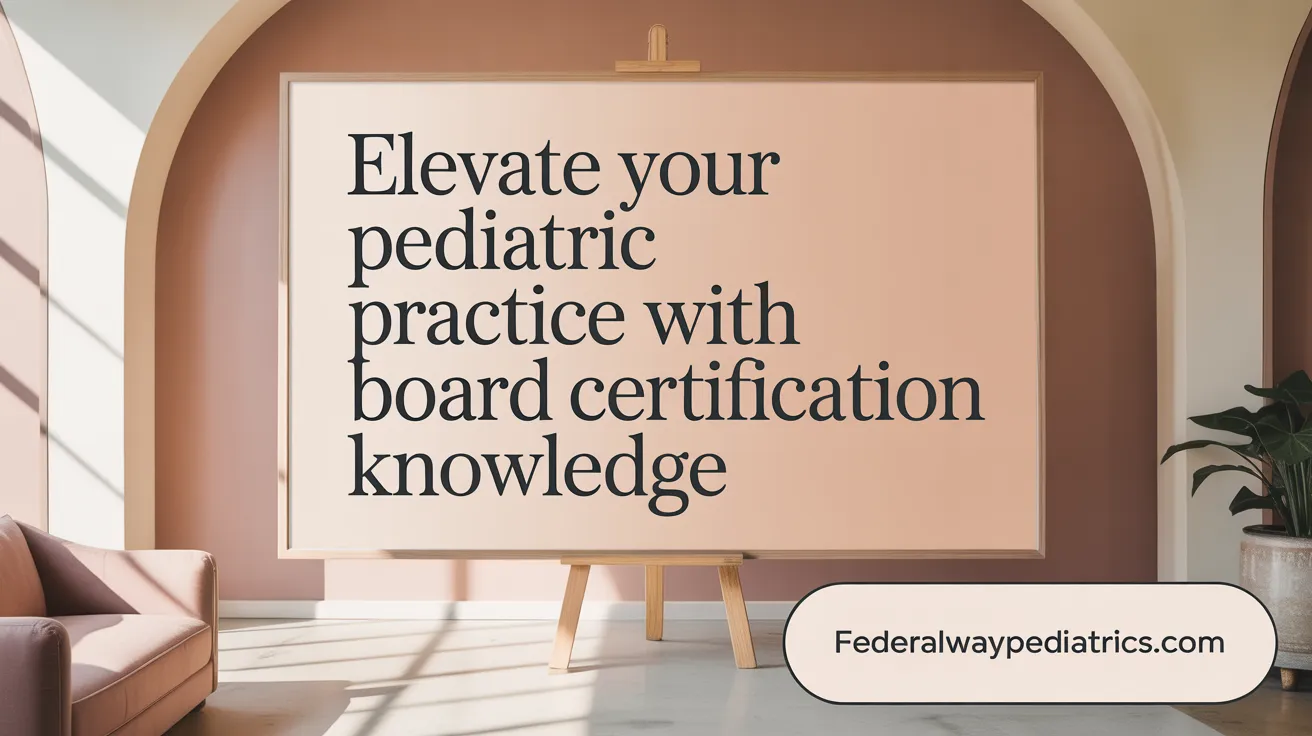 Elevate Your Pediatric Practice with Board Certification Knowledge