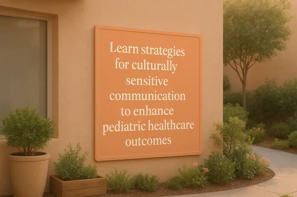 Learn strategies for culturally sensitive communication to enhance pediatric healthcare outcomes.