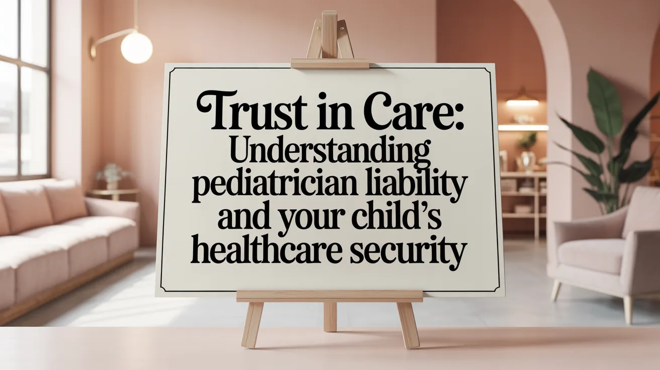Trust in Care: Understanding Pediatrician Liability and Your Child's Healthcare Security